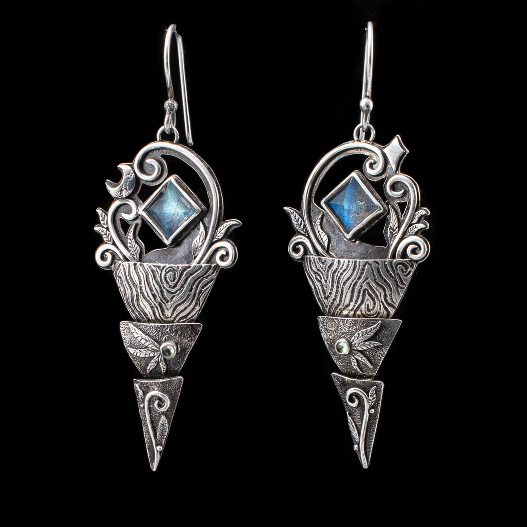 Midnight Garden Armor Earrings