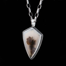 Load image into Gallery viewer, Dendritic Agate Shield Pendant