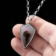 Load image into Gallery viewer, Dendritic Agate Shield Pendant