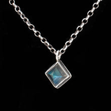 Load image into Gallery viewer, Delicate Blue Labradorite Pendant