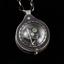 Load image into Gallery viewer, Bloodroot Magnifying Glass Locket - Rumination Jewelry