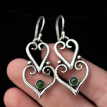 Load image into Gallery viewer, Double Hearts Earrings - Rumination Jewelry